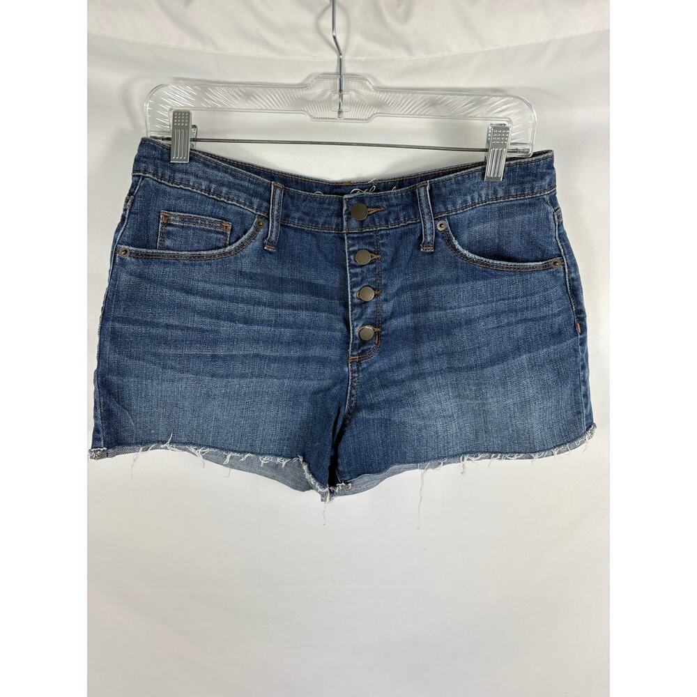 Universal Thread Button Fly Cutoff Jean Shorts Size 10/30R